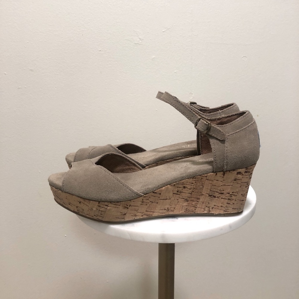 Platform Wedge Genuine Leather Sandals